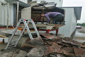 成都圆形凉水塔填料更换方法