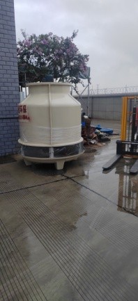 自贡冷却塔30T整塔发货订购单位自贡市弘顺电力附件有限公司