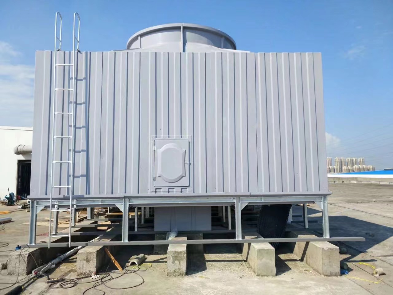 方形横流式冷却塔