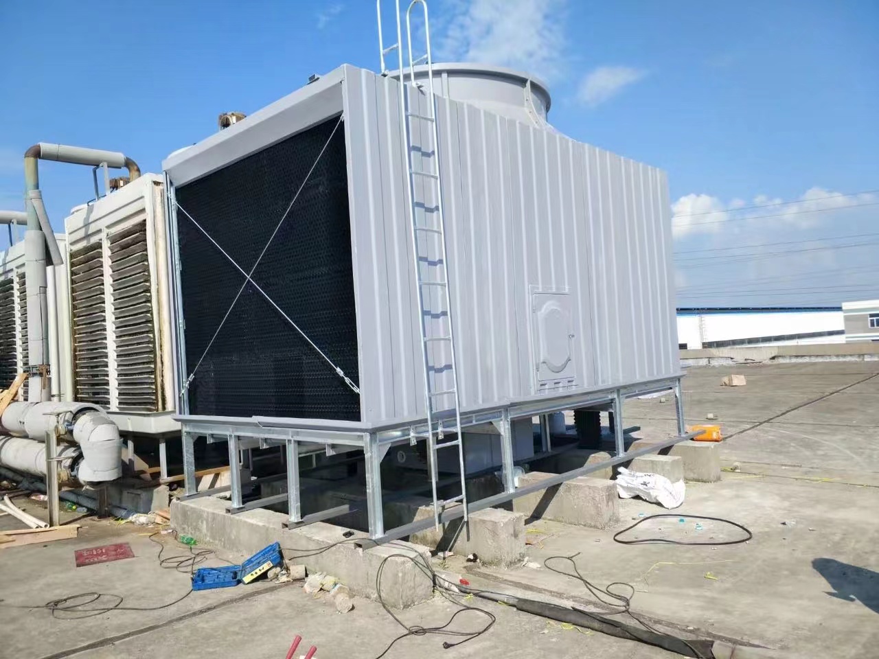 方形横流式冷却塔